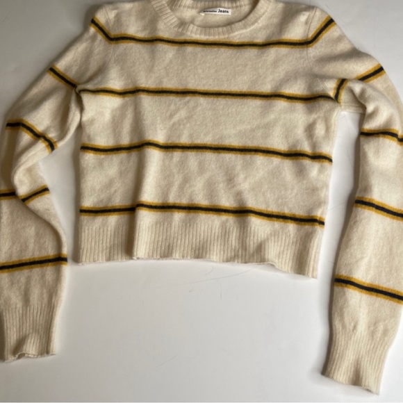 Reformation Cashmere Sweater in Ali Stripe Size Small - Picture 2 of 5